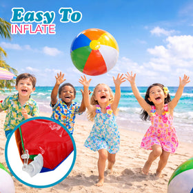 4E's Novelty beach ball party decor for luau and festive gatherings.