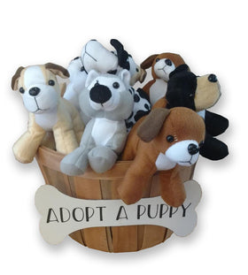 4E's Novelty Plush Dogs gifts, perfect for stockings and gift boxes