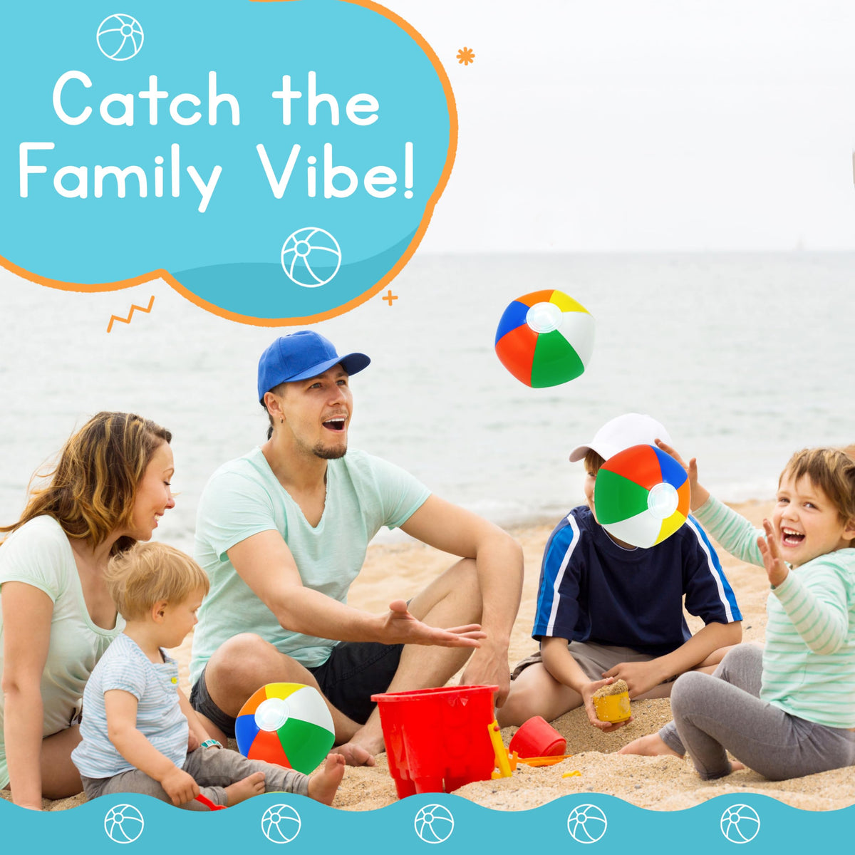 4E's Novelty PVC beach balls with durable seams and bright colors.