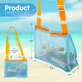 4E's Novelty shell collecting kit ready for kids at the shore.