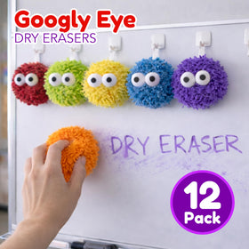 4E's Novelty washable multicolor erasers brighten lessons and clean markers.