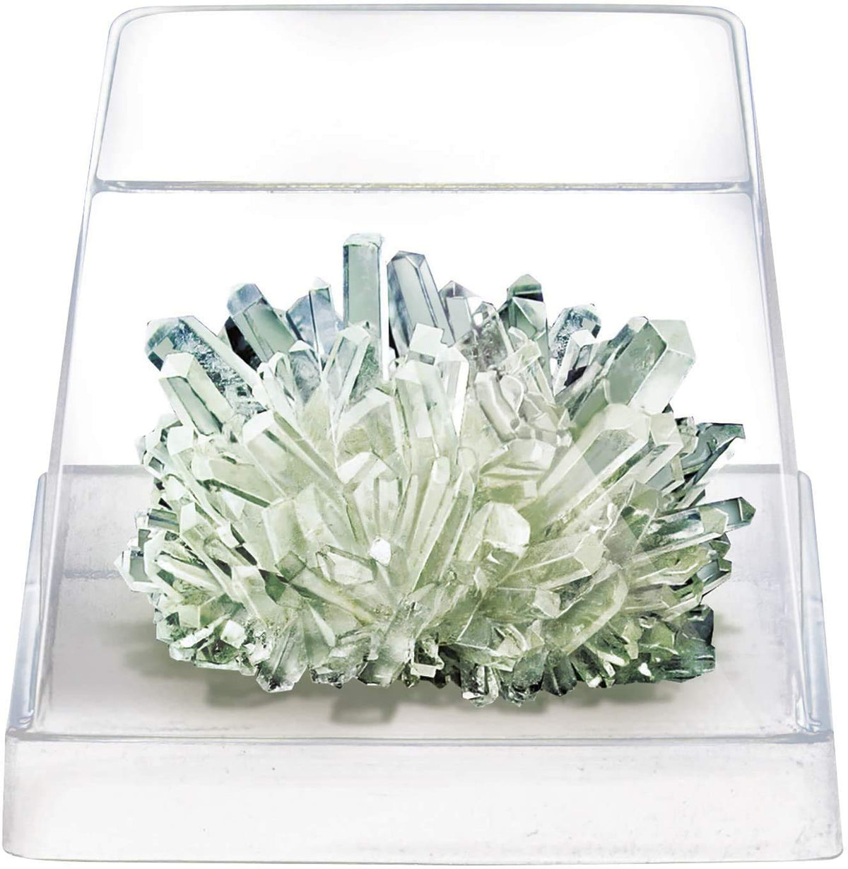 4M Deluxe crystal geode pair two demonstrates layered mineral growth