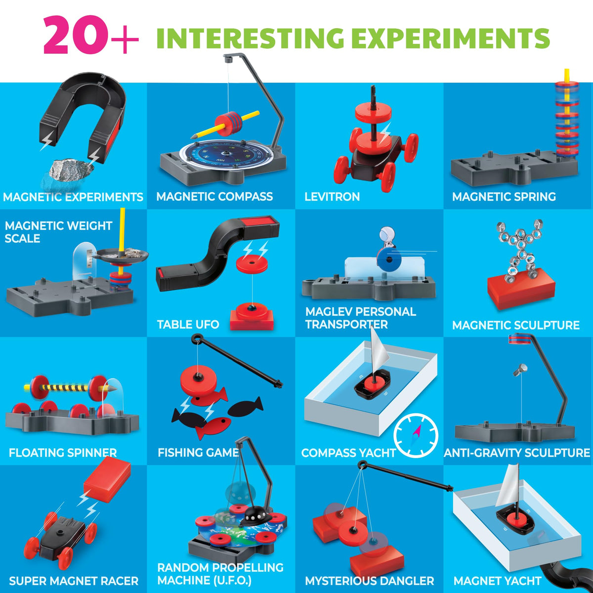 4M STEAM magnet exploration racers spark active discovery with magnets.