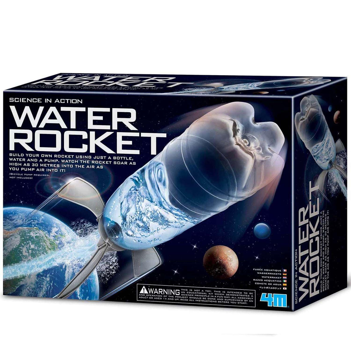 4M Water Rocket bottle body for durable rocket builds and reliable launches