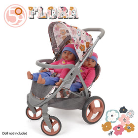 509 Crew Mabelle Duo stroller foam-padded handle offers comfortable grip.