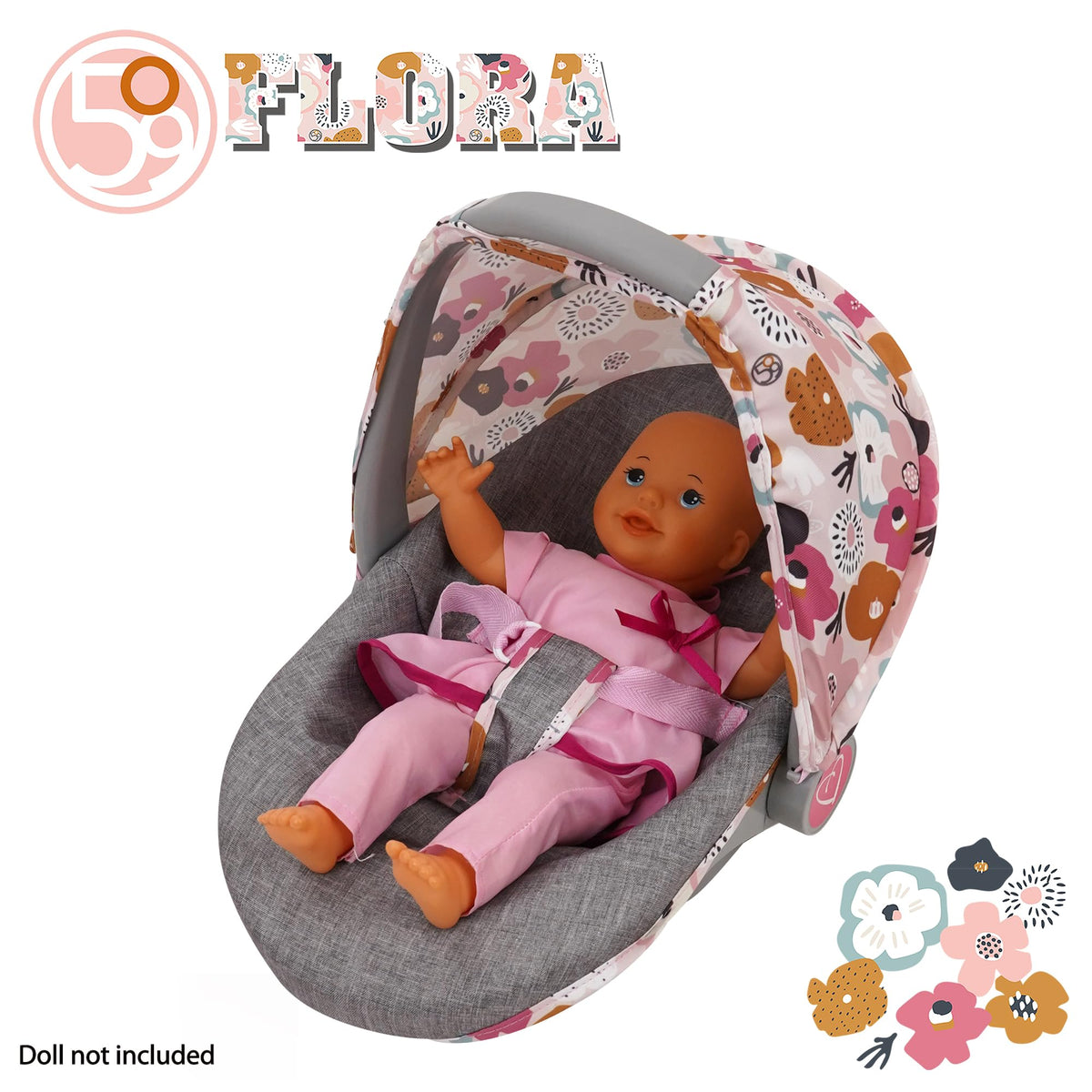 509 Crew Melange Flora retractable canopy shields from sun and wind