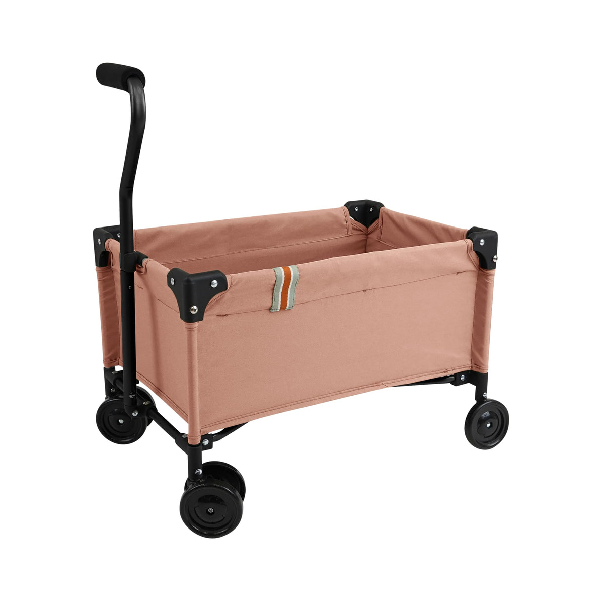 509 Little Crew pink doll wagon folded for compact storage and portability