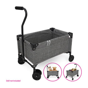 Smooth-rolling wheels on the 509 Little Crew Wagon glide across floors and outdoors