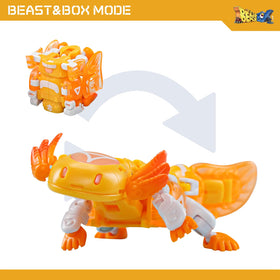 52TOYS BEASTBOX BB-63B Cube mode showcases compact collectible appeal.