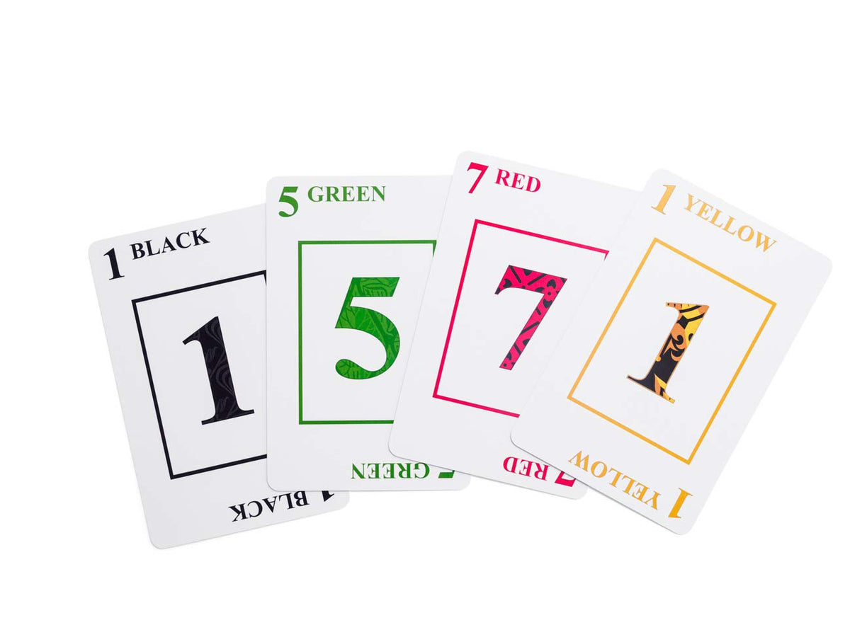 57 Cards blue back bird deck enhances visibility during gameplay.