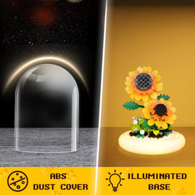 80S Sunflower Dust-Proof Shell protecting the model for long-term display
