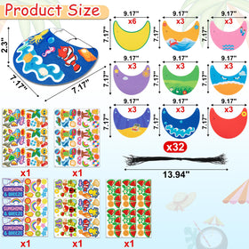 80UncleKimby acrylic rhinestone stickers add sparkle to kids' crafts