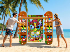 90shine bean bag toss banner 31.5x55.1 inches ready for quick setup.