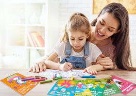 90shine Easter coloring books pages show bunny and dinosaur for coloring