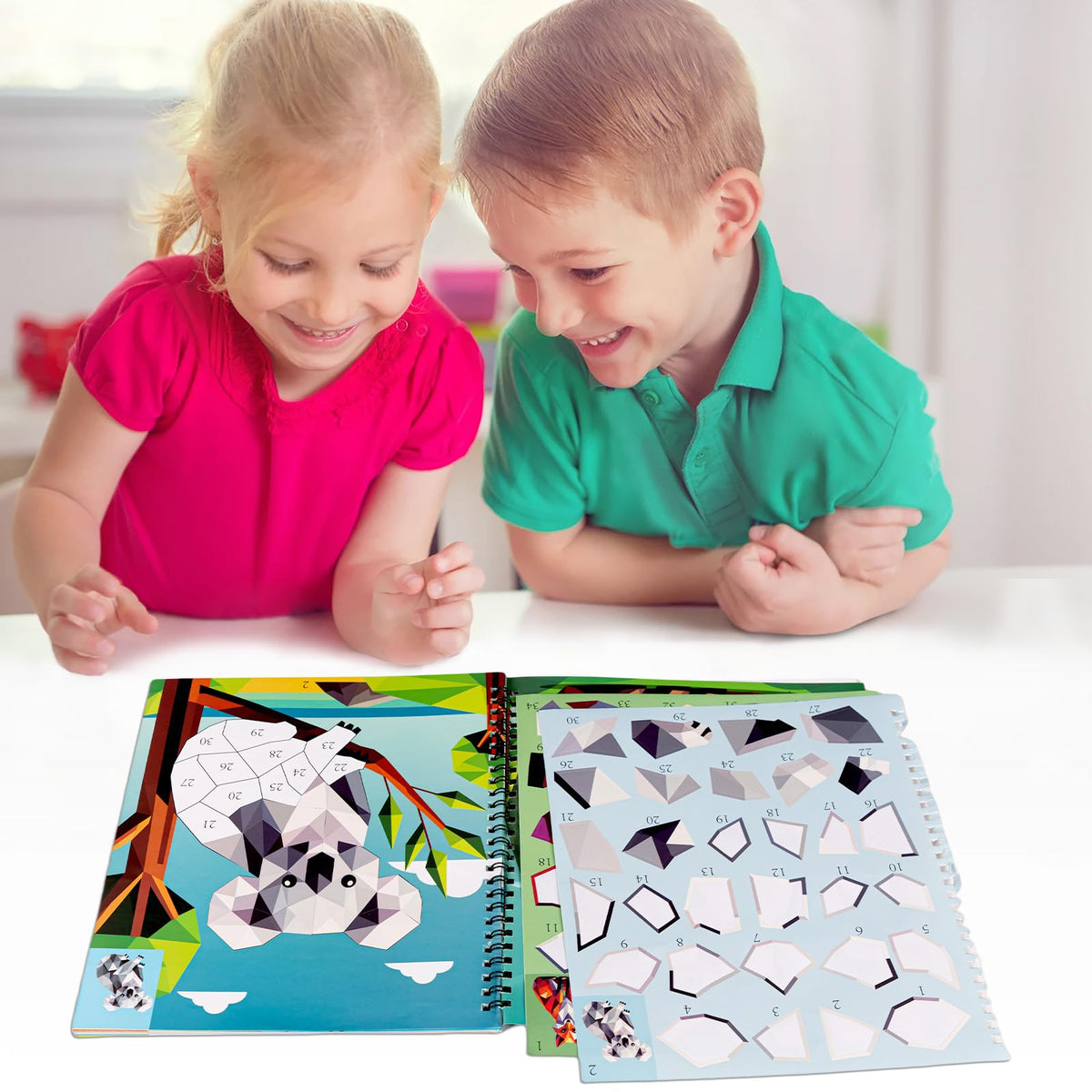 90shine kids enjoy hands-on activity using sticker books