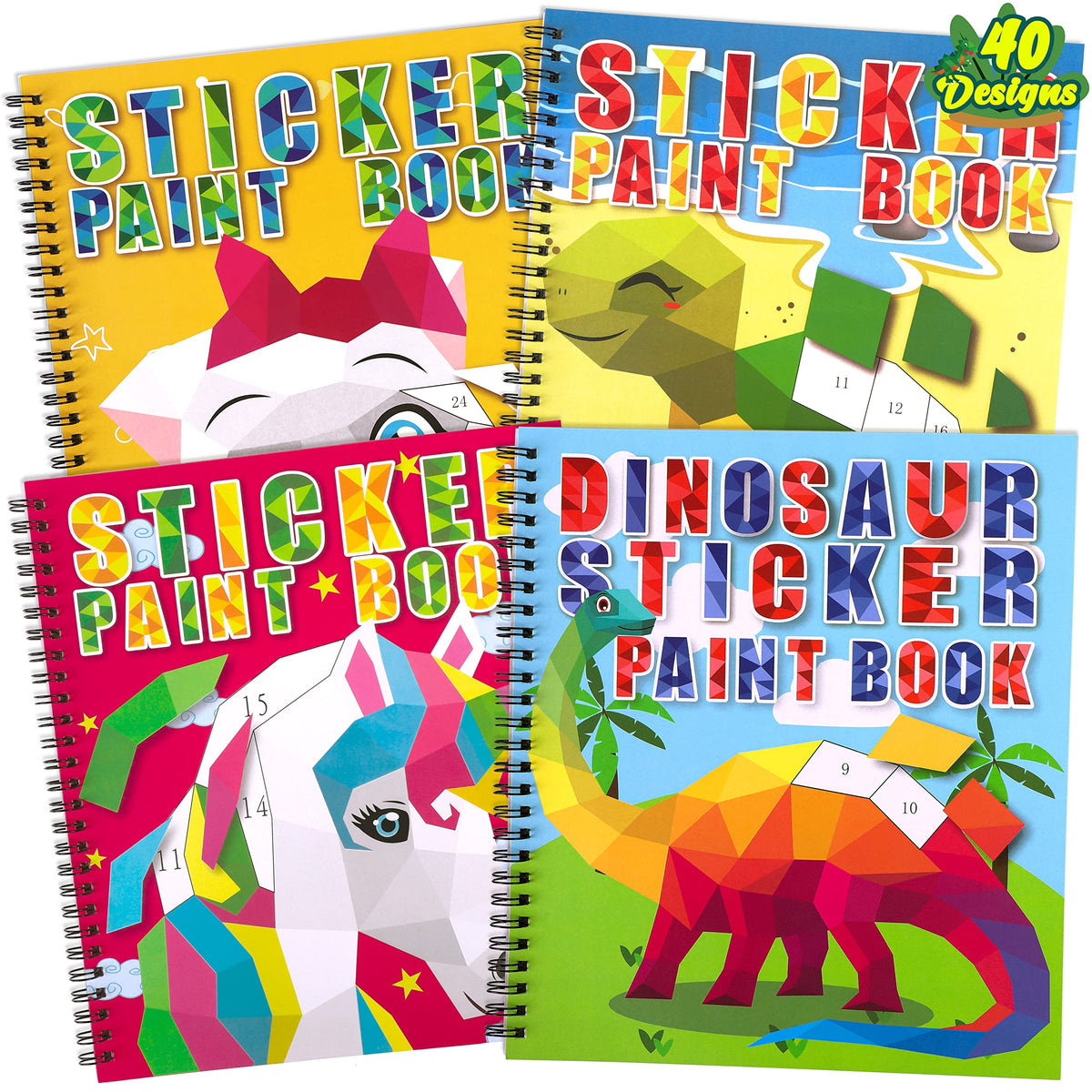 90shine dinosaur sticker pages promote imaginative play and fine motor skills.