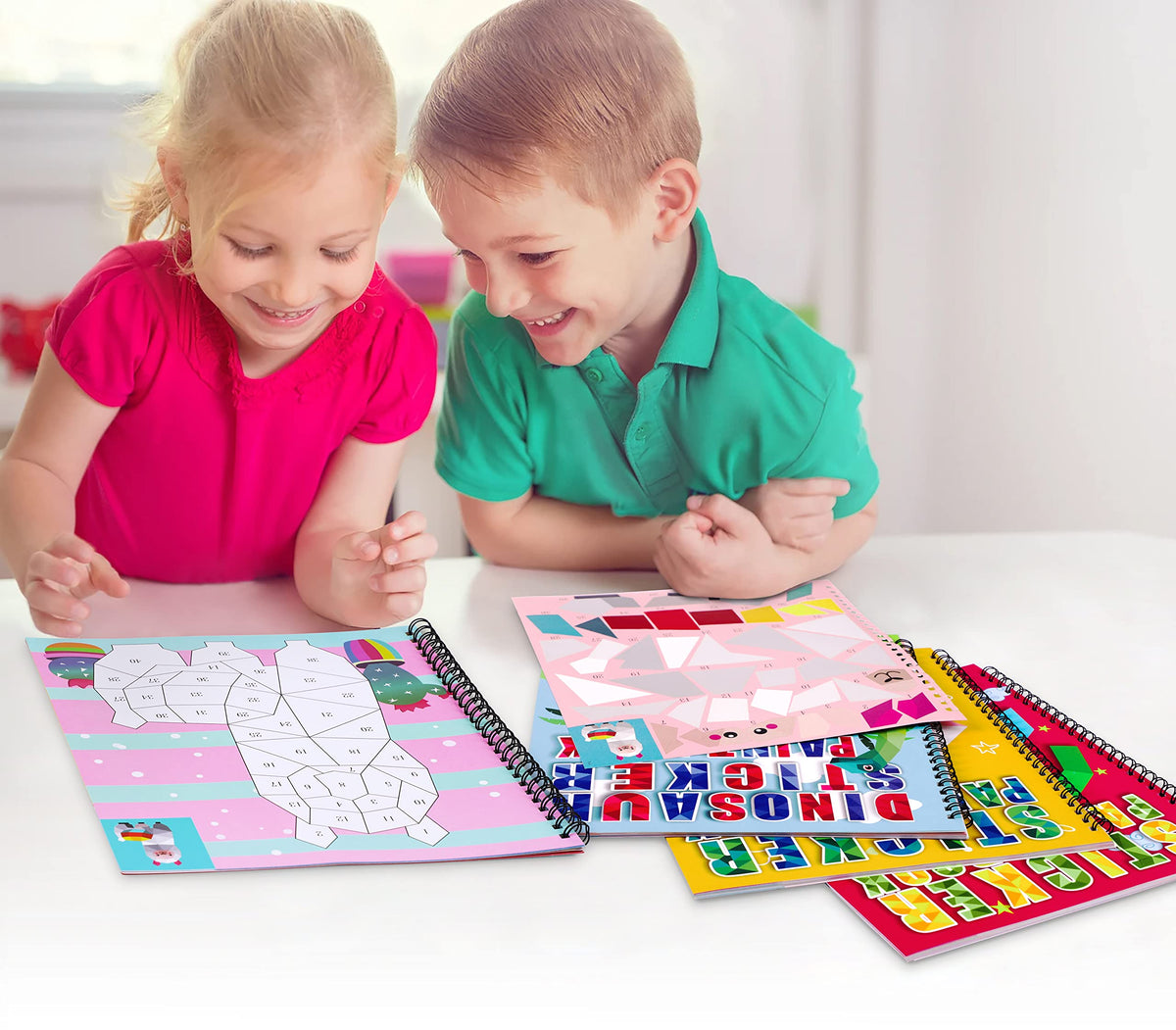 90shine llama sticker pages support color recognition through creative crafting.