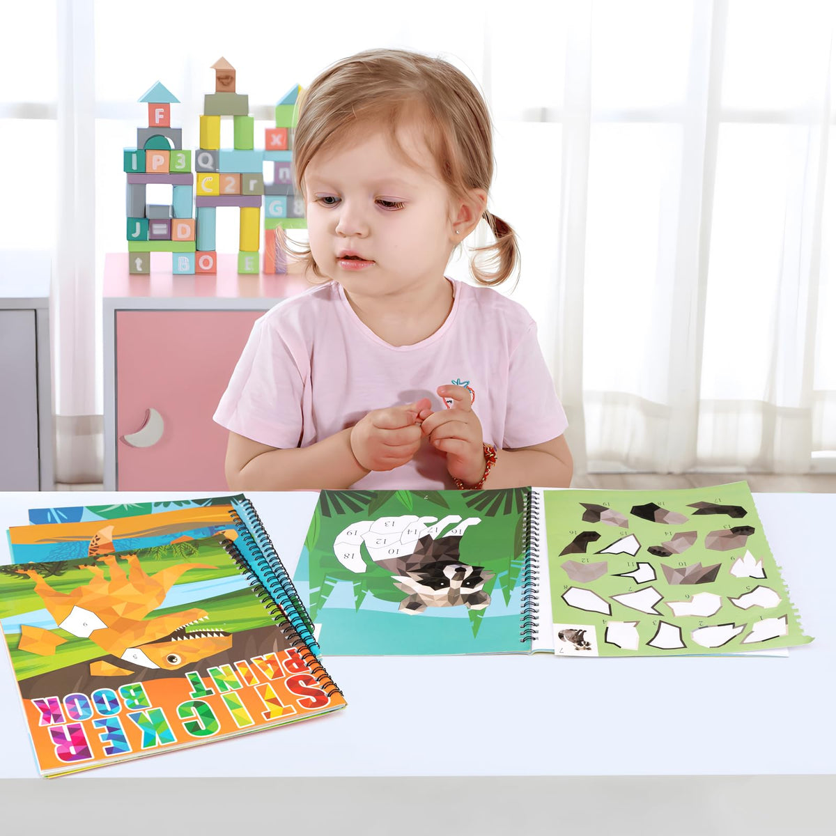 90shine sticker books make thoughtful party favors or gifts for young creators.