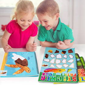 90shine sticker books with rainbow designs inspire colorful art sessions and imaginative creativity.