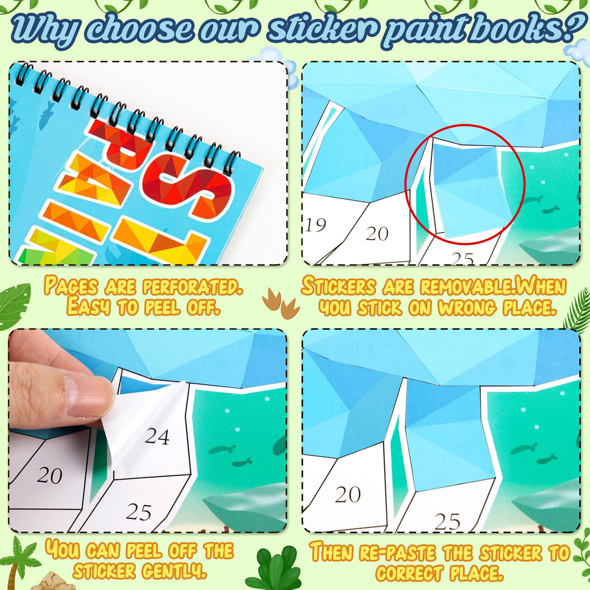 90shine stickers are repositionable, letting kids try, adjust, and perfect each page.