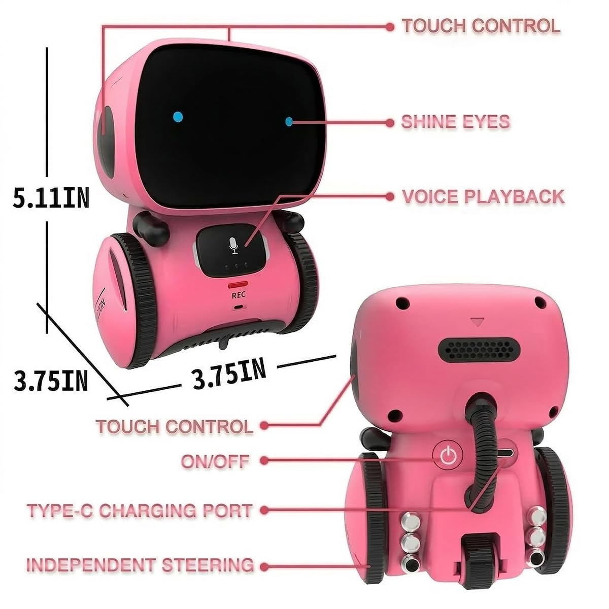 98K robot toy ABS-safe materials support durable and safe play