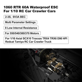 9IMOD WP1060 ESC in action boosts off-road control and reliability