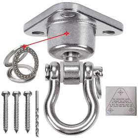 9M stainless steel hanger with smooth swing bearing for quiet rotation