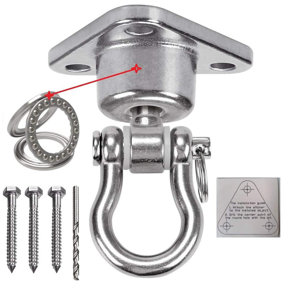 9M stainless steel hanger with smooth swing bearing for quiet rotation