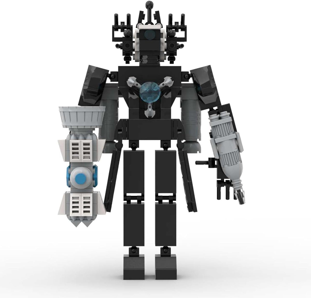 Bentex Titan Cameraman display ready figure highlighting intricate detailing.