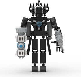 Bentex Titan Cameraman display ready figure highlighting intricate detailing.