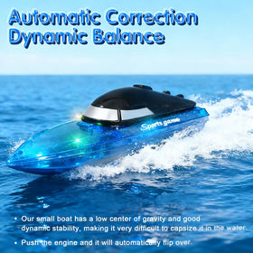 Lechonix RC Boat rechargeable battery enables long play sessions