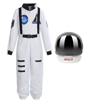 ReliBeauty astronaut costume front view for kids, easy on and off