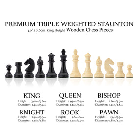 A&A walnut-maple inlay highlights natural wood grain and premium feel.