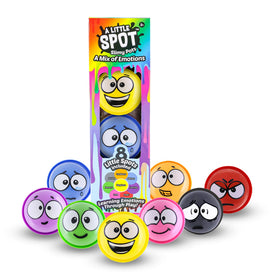 Eight-texture Slimy Pots from A Little Spot for calm, hands-on sensory exploration.