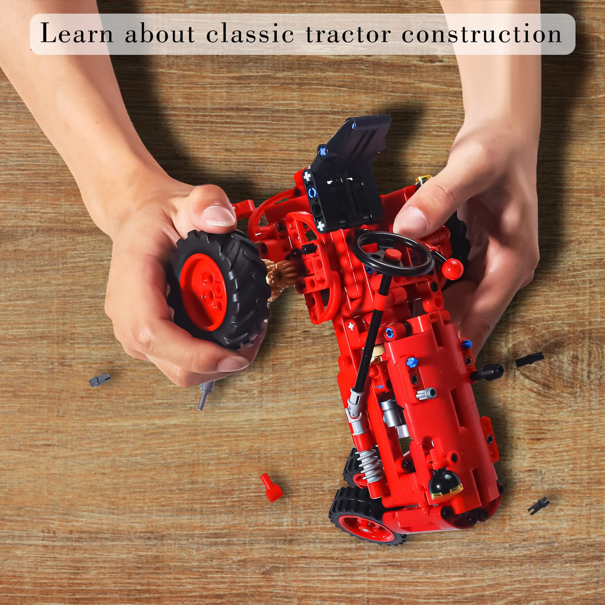 A XINAO TOYS Steering structure detail helps kids explore vehicle functionality.