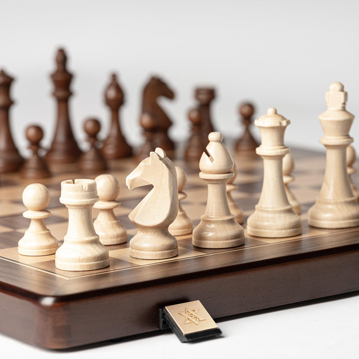 A&amp;A walnut and maple squares provide classic look