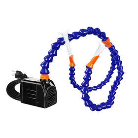 Aacabo two-way water table pump provides continuous flow for outdoor play.