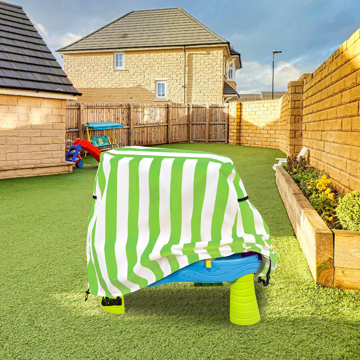 Aacabo water table cover with 1-year warranty information