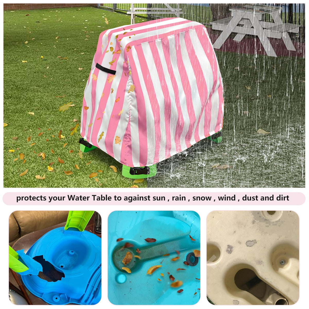 Aacabo cover shows durable Oxford fabric for long-lasting outdoor protection.