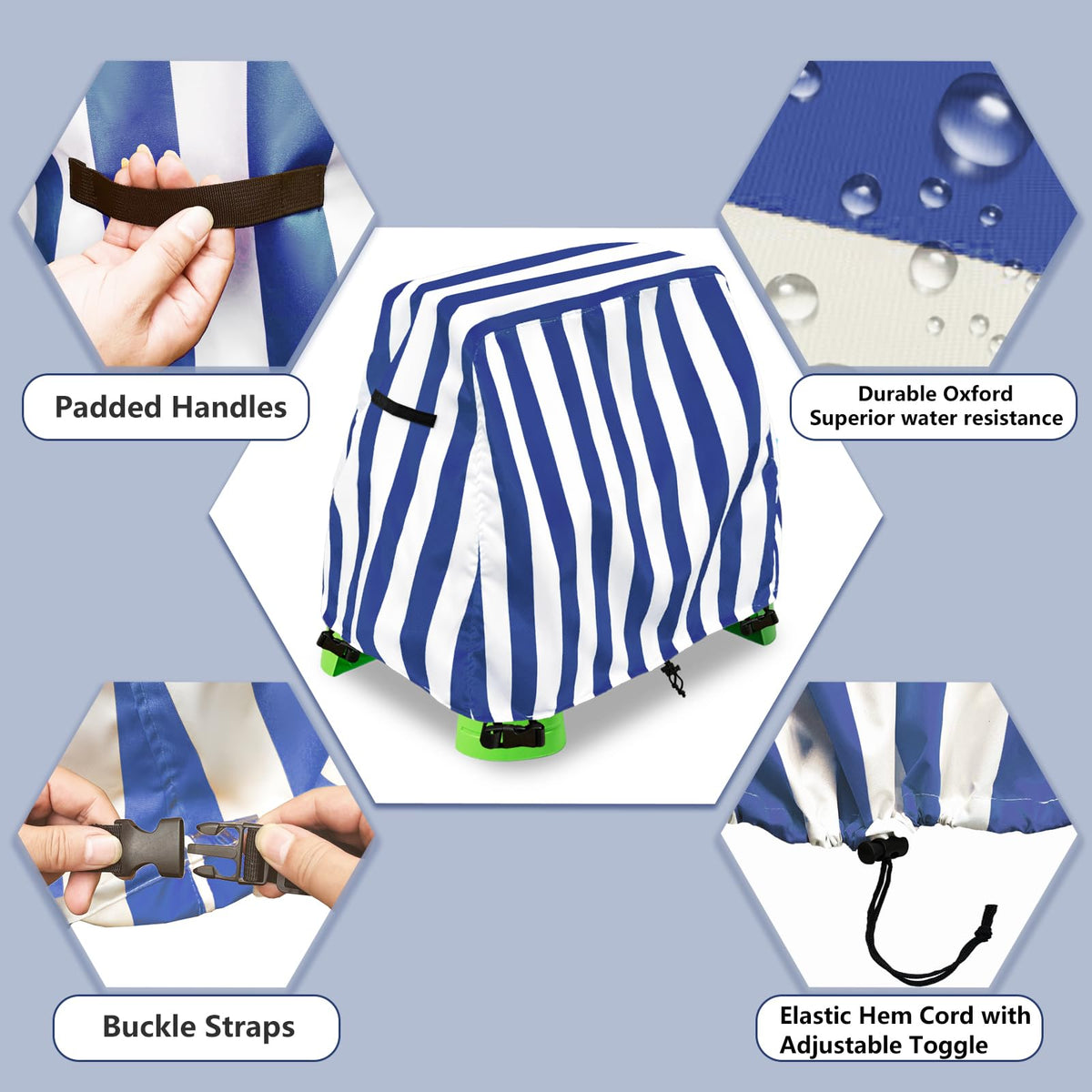 Aacabo water table cover highlighting durable oxford fabric for outdoors