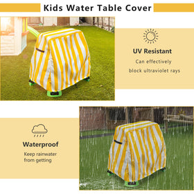 Aacabo water table cover is quick to put on and remove.