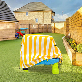 Aacabo water table cover suits both outdoor and indoor use.