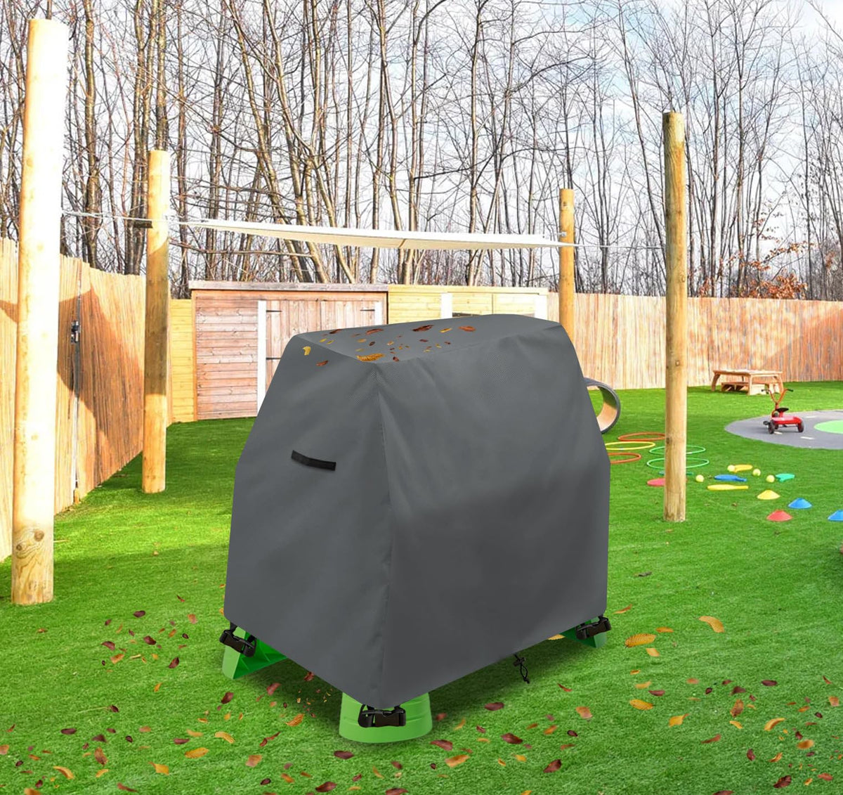 Aacabo cover suitable for indoor and outdoor use on kids' water tables