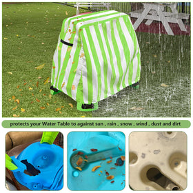 Aacabo cover shields play area from leaves and dust during outdoor use
