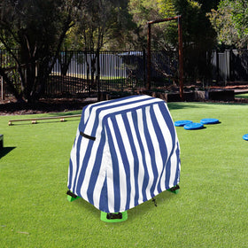 Aacabo water table cover ready for outdoor storage and continued play