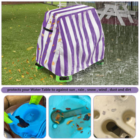 Aacabo cover features snap fasteners and drawcord for secure fit.