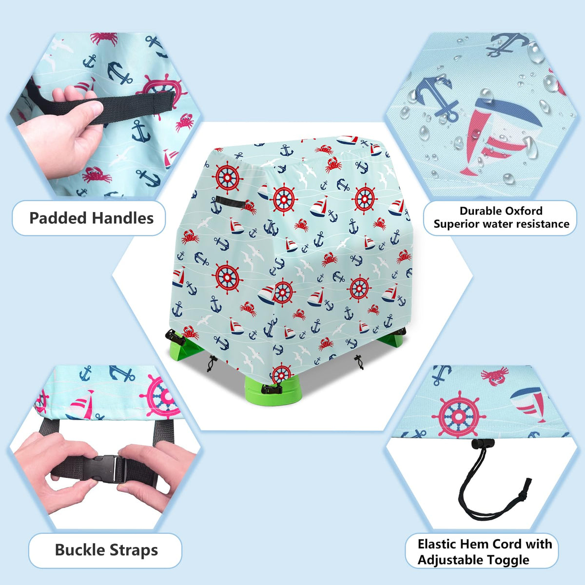 Aacabo water table cover over splash pond keeping toys clean.
