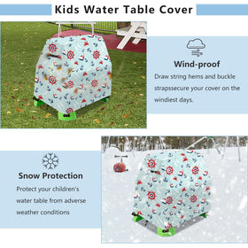 Aacabo water table cover with waterproof laminated base for all weather.