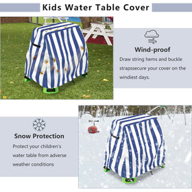 Aacabo water table cover with wind-fasteners to stay secure