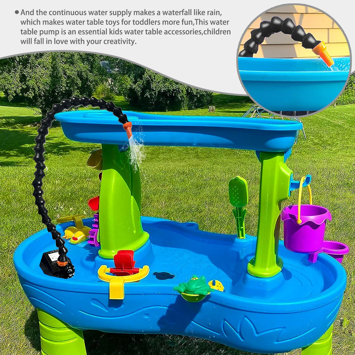 Aacabo compact pump is discreet and easy to clean after outdoor play.